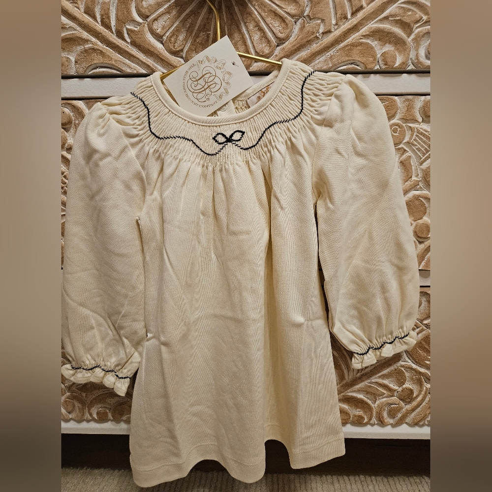 The Beaufort Bonnet Company Cream Smocked Dress - Picture 4 of 4